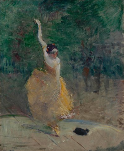 Espanjalainen tanssija, 1883-1885. tekijältä Henri Toulouse Lautrec de