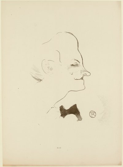 Yvette Guilbert, 1893. tekijältä Henri Toulouse Lautrec de