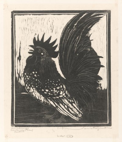 Krielhaantje (alkuperäinen nimi esineessä) tekijältä Henri Verstijnen (signed by artist)