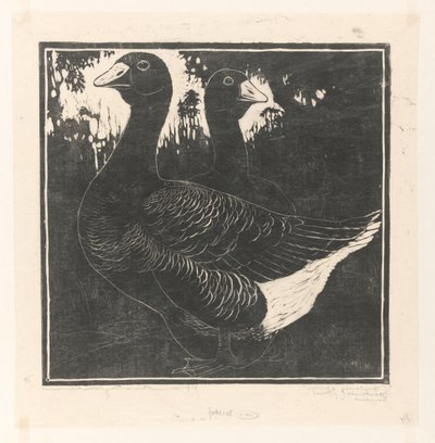 Toulouse ganzen (alkuperäinen nimi esineessä) tekijältä Henri Verstijnen (signed by artist)
