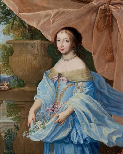 Muotokuva "sanoi" Marie Martinazzi, Prinsessa Conti tekijältä Henri and Charles Beaubrun