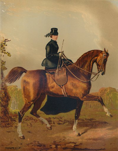 "A Ladies Horse - Earl of Pembroken omaisuus", 1840-luku, 1879. tekijältä Henri d