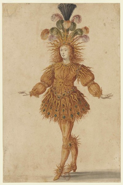 Ludvig XIV Apollona baletissa Ballet de la Nuit, 1653. tekijältä Henri de Gissey