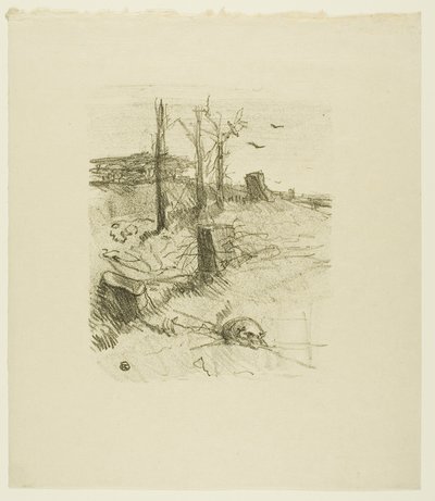 Hautausmaa Galiciassa, Au Pied du Sinaïsta tekijältä Henri de Toulouse-Lautrec