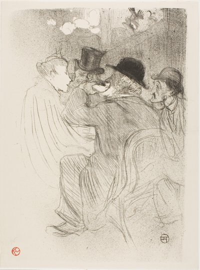 Moulin Rougessa: töykeä! Todellinen töykeä! tekijältä Henri de Toulouse-Lautrec