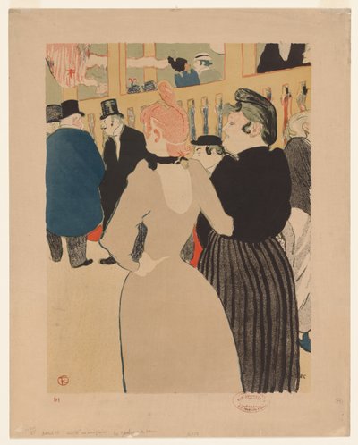 Moulin Rougessa: La Goulue ja hänen sisarensa tekijältä Henri de Toulouse-Lautrec