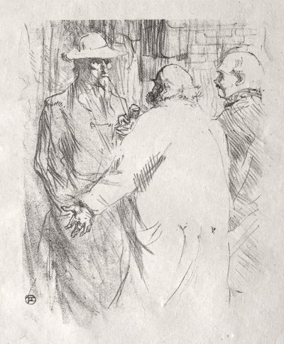 Siinain juurella: Clemenceau Buskiin tekijältä Henri de Toulouse-Lautrec
