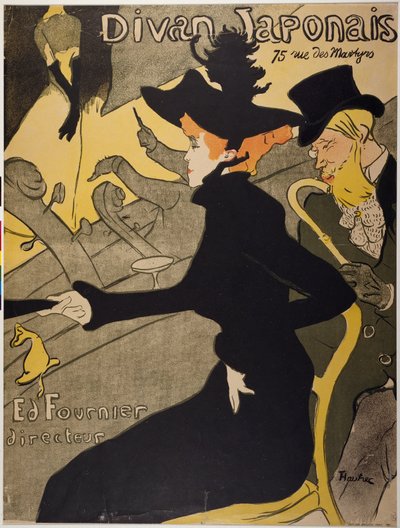 Divan Japonais tekijältä Henri de Toulouse-Lautrec