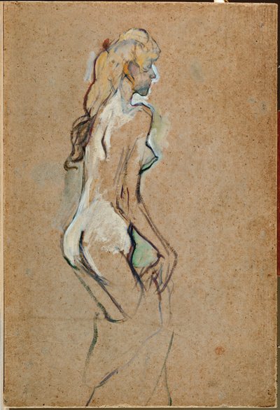 Fillette nue - Alaston tyttö tekijältä Henri de Toulouse-Lautrec