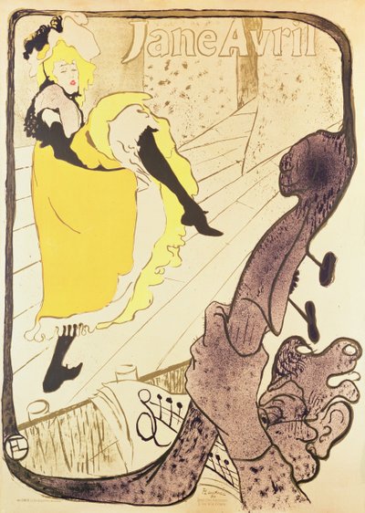 Jane Avril tekijältä Henri de Toulouse Lautrec