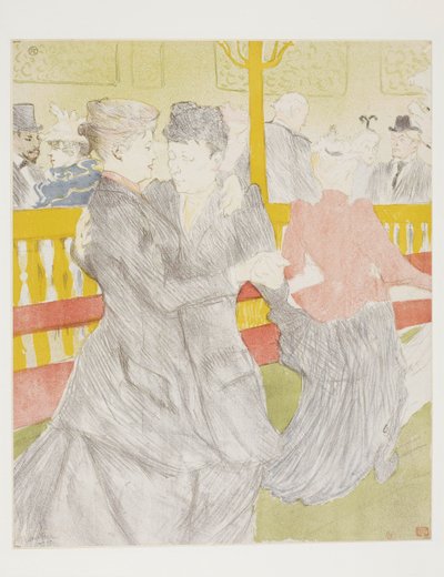 Tanssi Moulin Rougessa tekijältä Henri de Toulouse-Lautrec