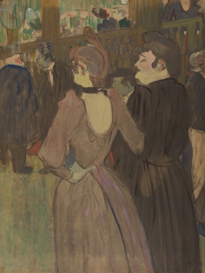 La Goulue ja hänen sisarensa tekijältä Henri de Toulouse-Lautrec