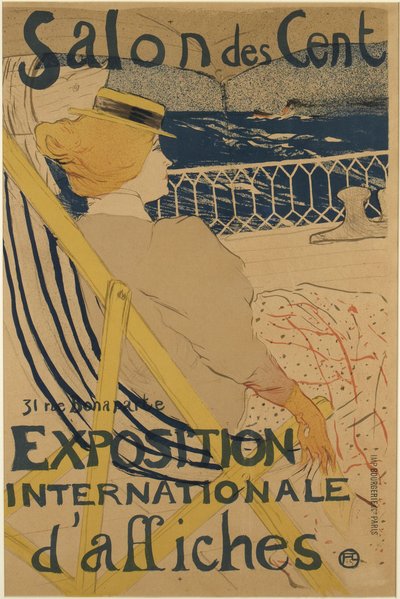 La Passagère du 54 – Promenade en Yacht (Matkustaja numerosta 54 – Risteilyllä) tekijältä Henri de Toulouse-Lautrec