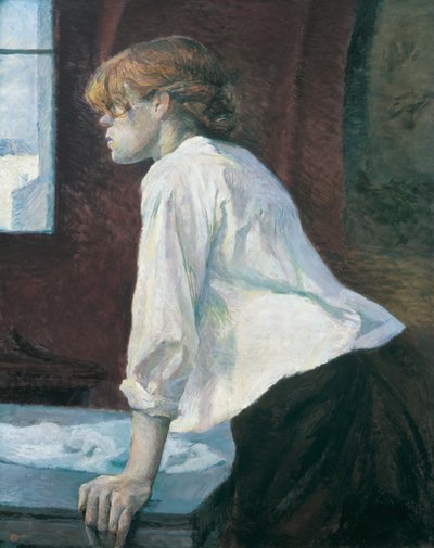 Pyykkäri tekijältä Henri de Toulouse Lautrec