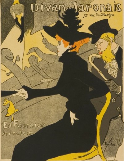 Japanilainen diiva tekijältä Henri de Toulouse-Lautrec