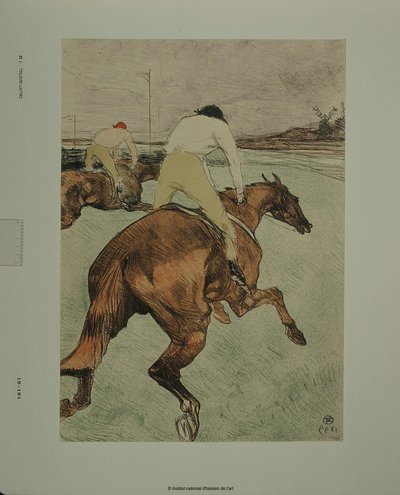 Jockey [vedos b] tekijältä Henri de Toulouse-Lautrec