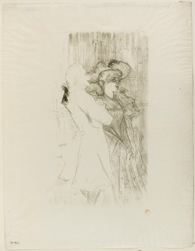 Lender ja Auguez La Chanson de Fortuniossa tekijältä Henri de Toulouse-Lautrec