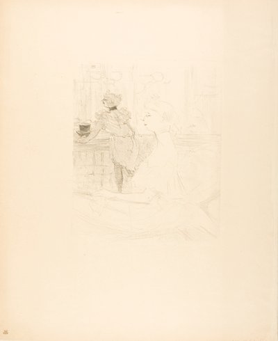 Neiti Leconte tekijältä Henri de Toulouse-Lautrec