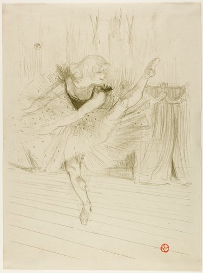 Neiti Ida Heath, englantilainen tanssija tekijältä Henri de Toulouse-Lautrec