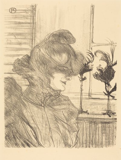 Rouva Le Marguoin, modisti tekijältä Henri de Toulouse-Lautrec