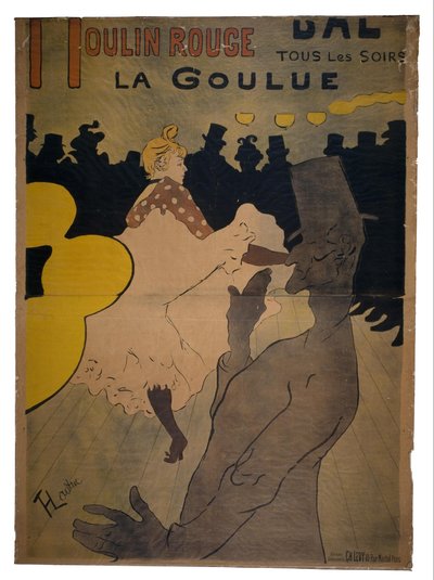 Moulin Rouge, 1891 tekijältä Henri de Toulouse-Lautrec