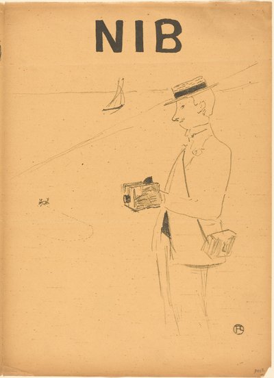 Nib eli amatöörivalokuvaaja [oikeanpuoleinen etusivu] tekijältä Henri de Toulouse-Lautrec