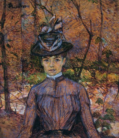 Suzanne Valadonin muotokuva (rouva Suzanne Valadon, taidemaalari) tekijältä Henri de Toulouse-Lautrec