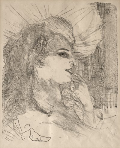 Näyttelijöiden ja näyttelijöiden muotokuvia: Kolmetoista litografiaa: Anna Held tekijältä Henri de Toulouse-Lautrec