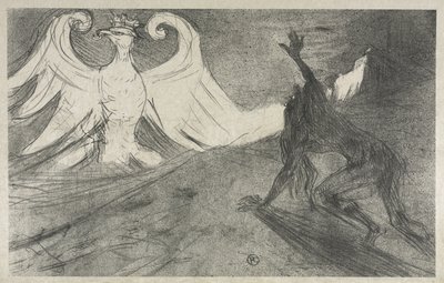 Frontispiecen projekti: Au pied du Sinaï tekijältä Henri de Toulouse-Lautrec