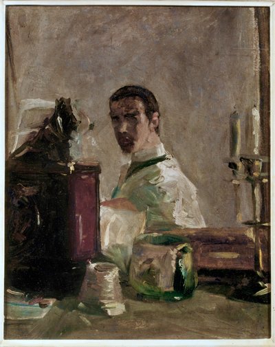 Omakuva (maalaus kankaalle) tekijältä Henri de Toulouse-Lautrec