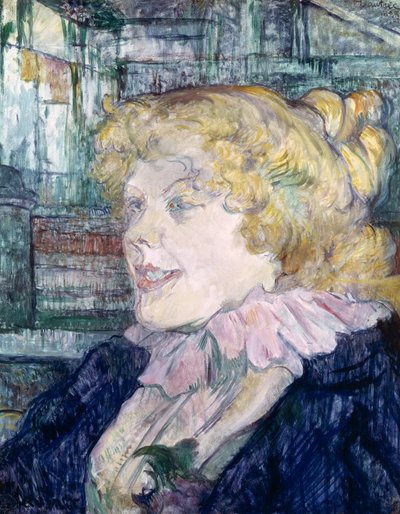 Englantilainen tyttö "The Star" -elokuvasta Le Havressa tekijältä Henri de Toulouse Lautrec