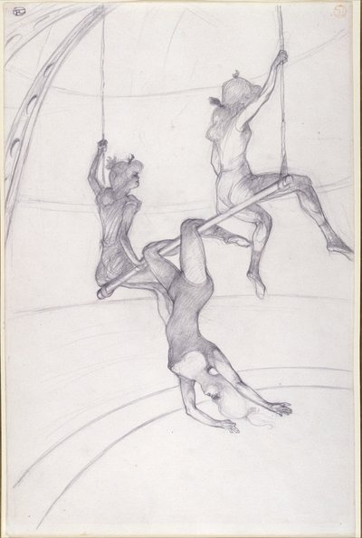 Lentävä trapetsi tekijältä Henri de Toulouse Lautrec