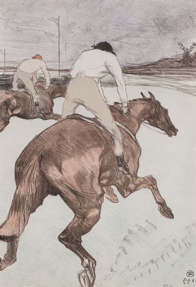 Jockey tekijältä Henri de Toulouse Lautrec