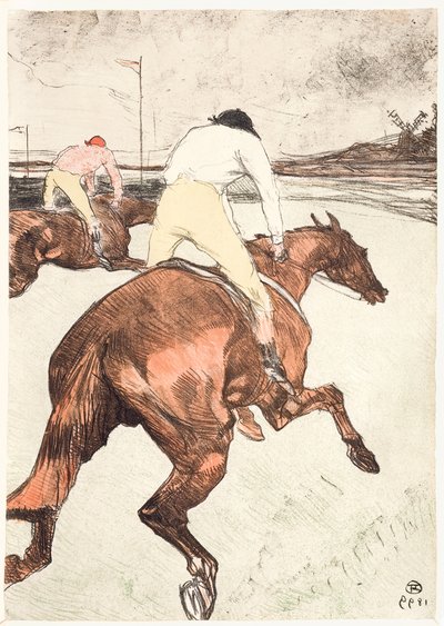 Jockey tekijältä Henri de Toulouse Lautrec