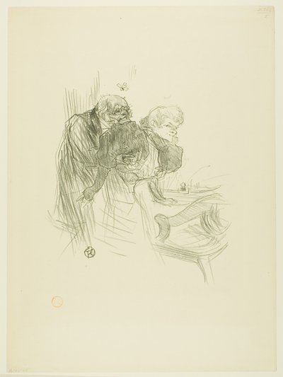 Puolan juutalaisten rukous, Au Pied du Sinaïsta tekijältä Henri de Toulouse-Lautrec