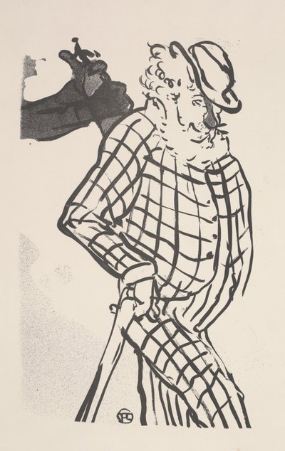 Nimetön (litho) tekijältä Henri de Toulouse Lautrec