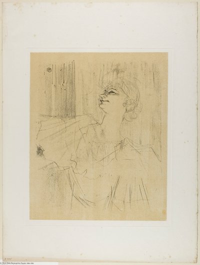 Yvette Guilbert – Menilmontant de Bruant, Yvette Guilbertiltä tekijältä Henri de Toulouse-Lautrec