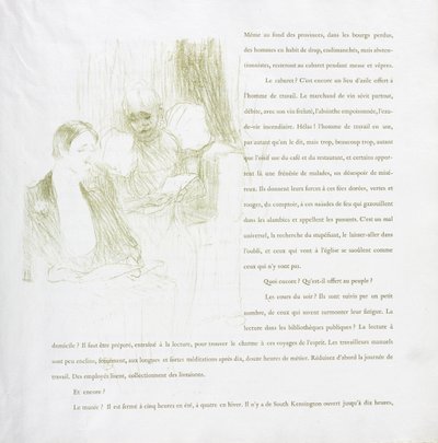 Yvette Guilbert-French-sarja: nro 8 tekijältä Henri de Toulouse-Lautrec
