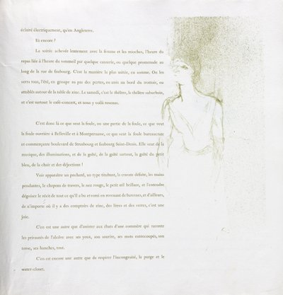 Yvette Guilbert-French-sarja: nro 9 tekijältä Henri de Toulouse-Lautrec