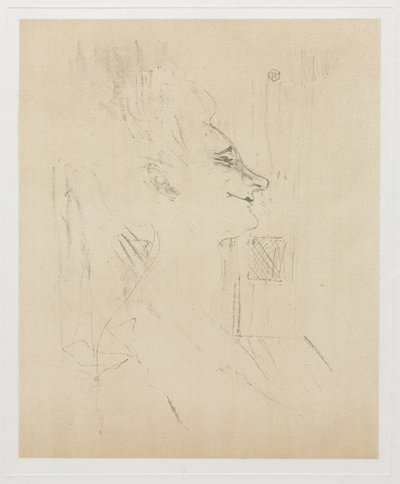 Yvette Guilbert päihtynyt tekijältä Henri de Toulouse-Lautrec