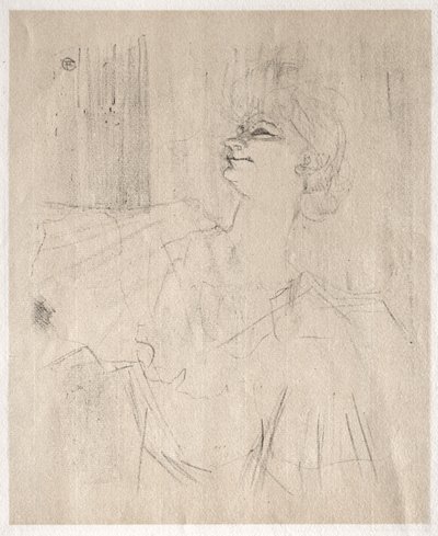 Yvette Guilbert: Ménilmontantissa, Bruantista tekijältä Henri de Toulouse-Lautrec
