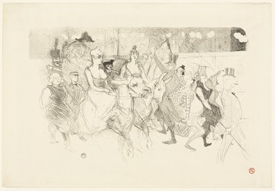 Gaala-ilta Moulin Rougessa tekijältä Henri de Toulouse Lautrec