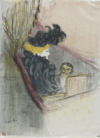 Princely Idyl, Clara Ward, 1897 tekijältä Henri de Toulouse Lautrec