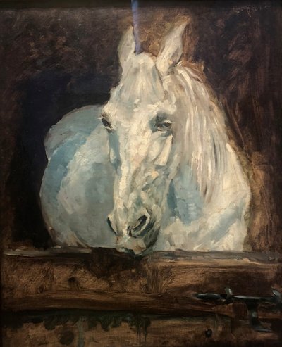 Das weiße Pferd Gazelle von Henri de Toulouse-Lautrec