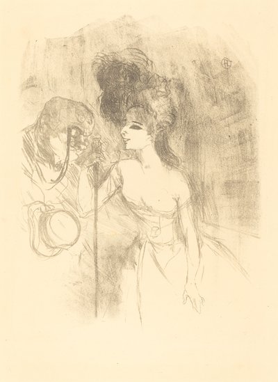 Anna Held ja Baldy (Anna Held et Baldy) tekijältä Henri de Toulouse Lautrec