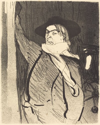 Aristide Bruant, 1893. tekijältä Henri de Toulouse Lautrec