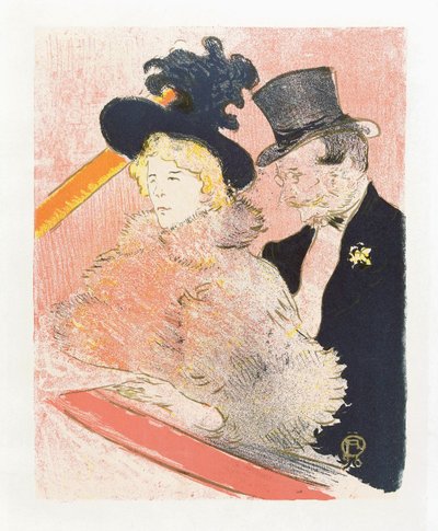 Les Decadentsissa. Toulouse-Lautrecin juliste. tekijältä Henri de Toulouse Lautrec