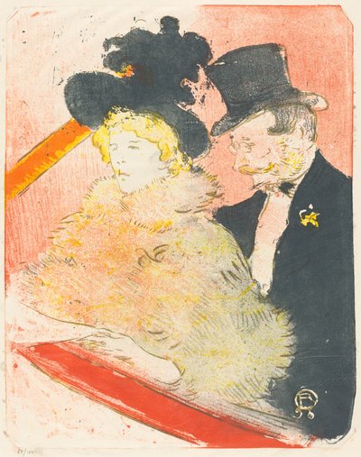 Konsertissa (Au-konsertti) tekijältä Henri de Toulouse Lautrec