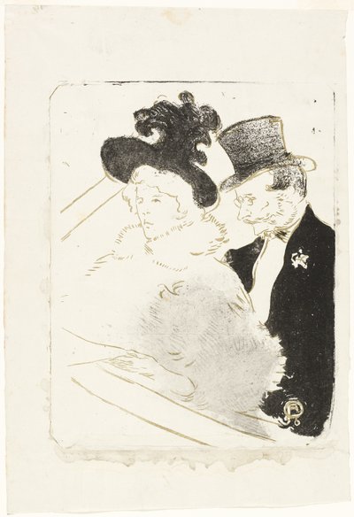 Konsertissa tekijältä Henri de Toulouse Lautrec