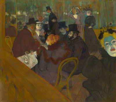 Moulin Rouge -teatterissa tekijältä Henri de Toulouse-Lautrec